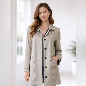 SPLENDID  Chore Barn Canvas Jacket with Navy/White lining | Large